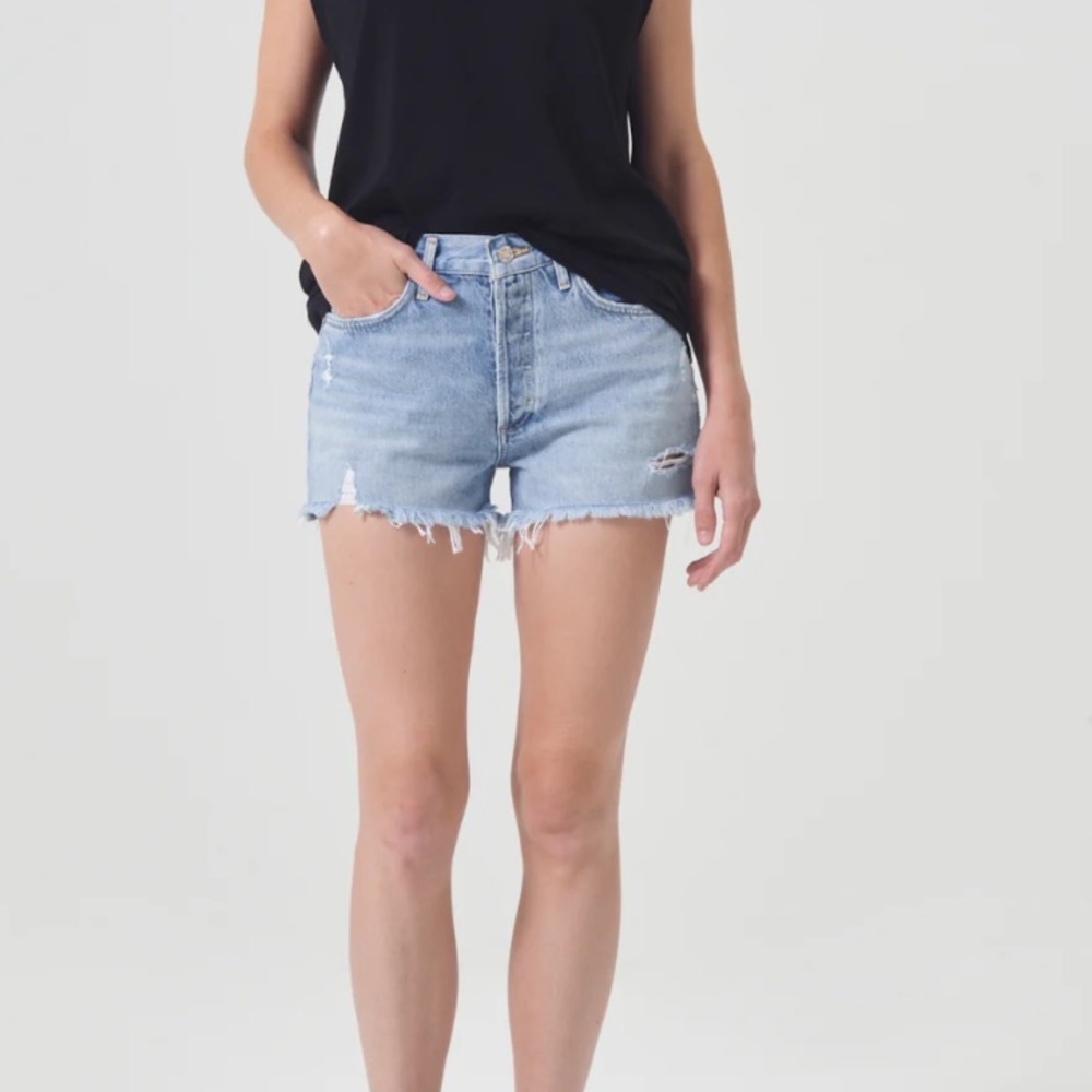 AGOLDE Vintage Parker Cut Off Short - Denim - 30